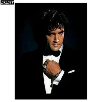 

Elvis Presley 5D diy Needlework diamond embroidery round Crystal resin diamond picture mosaic diy diamond painting
