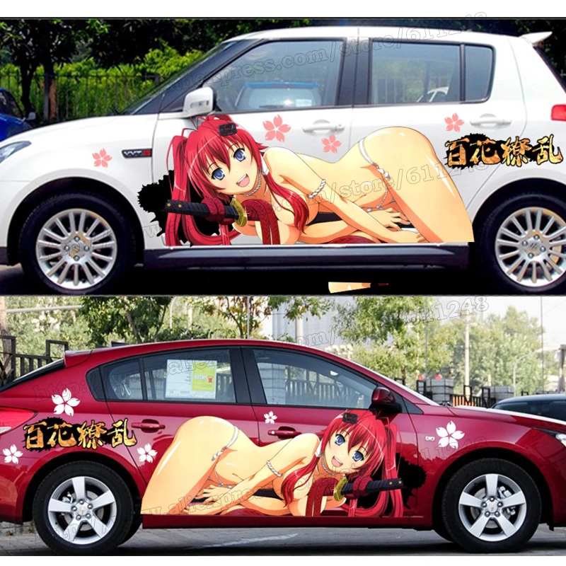 3d Warrior Mobil Kartun Sticker Sexy Kecantikan Tahan Air Tiga