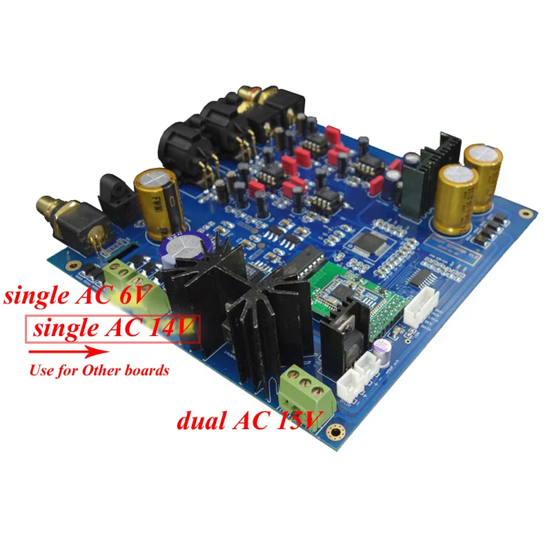 Lusya ES9038PRO DAC decoder I2S and CSR8675 bluetooth 5.0 wireless input PCM DSD switching T0481