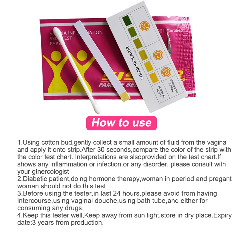 Female self-test card tampons (19)