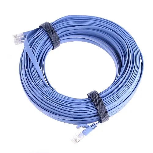 

25 metres CAT6 Ethernet Cable Lan Flat Network Cable with RJ45 interface Blue