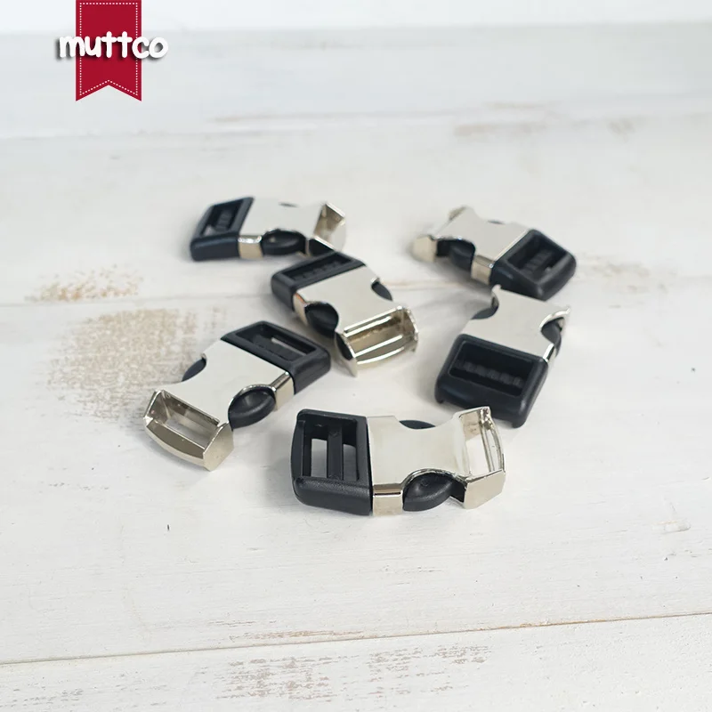 10 шт./лот Пластик пряжка безопасности быстро расстегивающиеся пряжки 20 мм для сумка DIY ошейник для домашних животных покрытием металлической пряжкой DCK-020YH