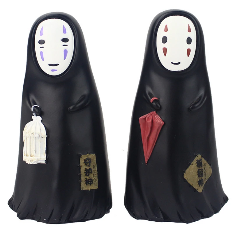  Spirited Away No Face Man Resin Piggy Bank ATM Safe Coin Bank Saving Box Money Box Home Decoration 