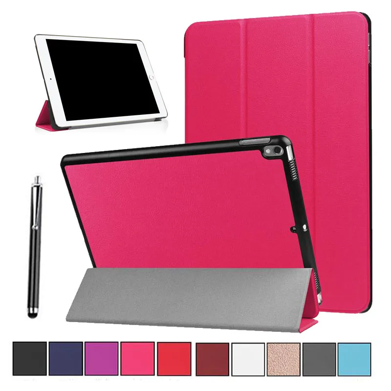 Case Cover For Acer Chromebook Tab 10 D651N-K9WT Three Folded Stand Flip Ultra Slim Business Tablet Case With Stylus Pen