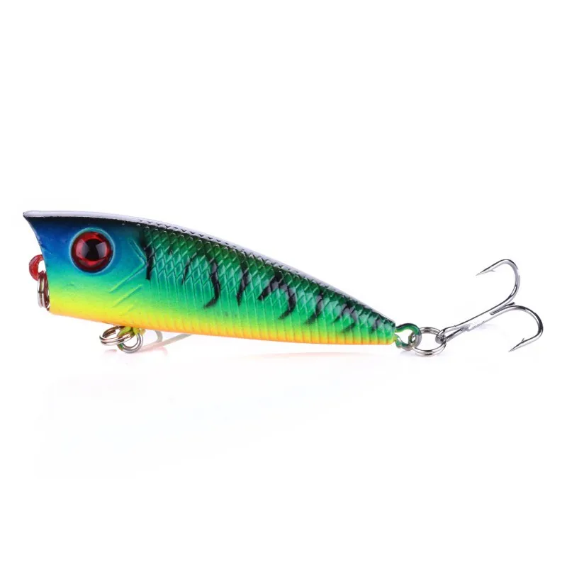 

6cm 3D Mini Artificial Bait Top Sell Reusable Carbon Steel Hard Lure Popper Fishing Accessories
