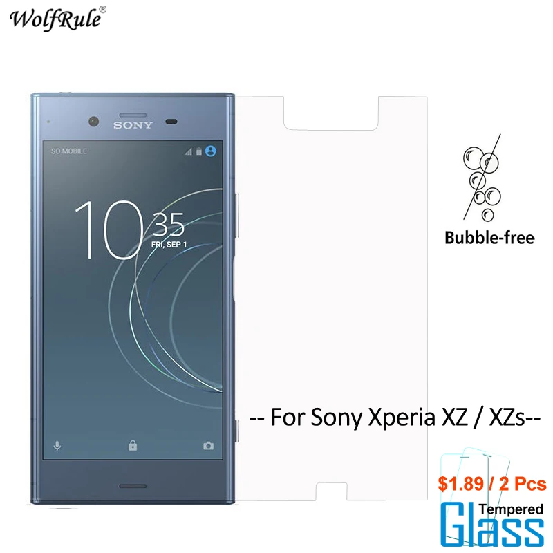 WolfRule 2Pcs For Glass Sony Xperia XZ Screen Protector Tempered Glass For Sony Xperia XZ Glass Phone Film For Sony XZ XZs F8332 WolfRule 2Pcs For Glass Sony Xperia XZ Screen Protector Tempered Glass For Sony Xperia XZ Glass Phone Film For Sony XZ XZs F8332