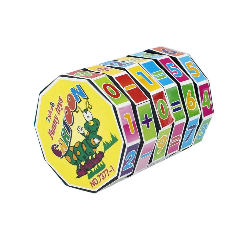 

Plastic Digital Magic Cube Kids Cylinder Math Addition Subtraction Calculation Training Toy for Child Early Education Toys