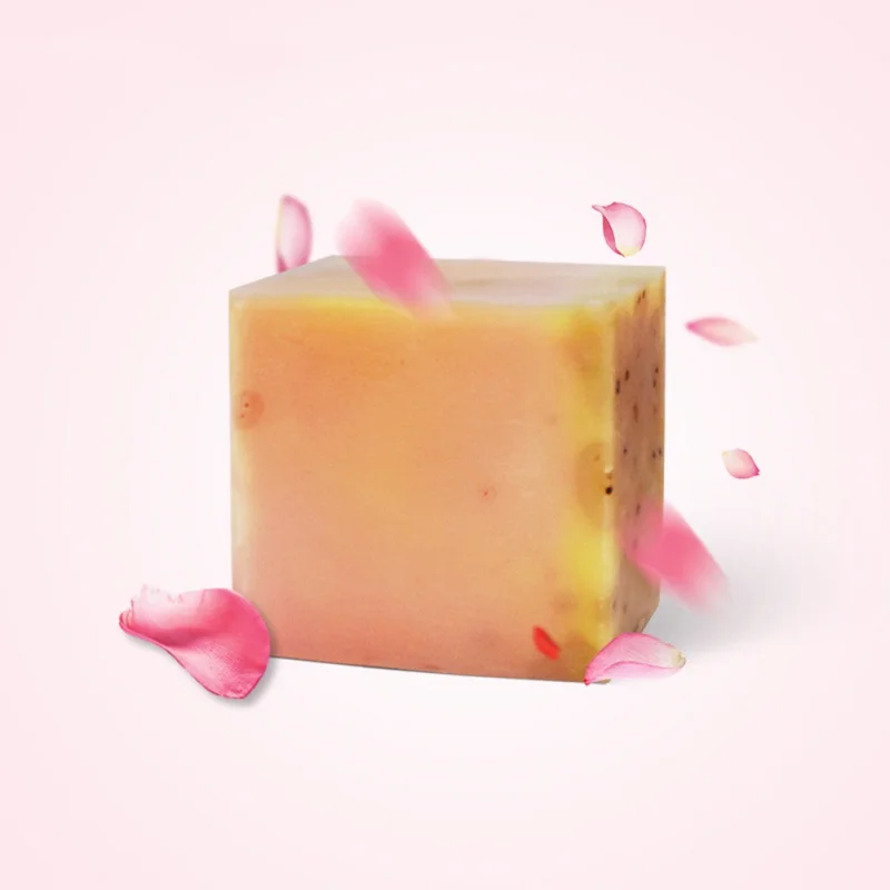 Чистая натуральная папайя роза эфирное масло, ручное производство мыло Красота лица и тела ручной работы мыло