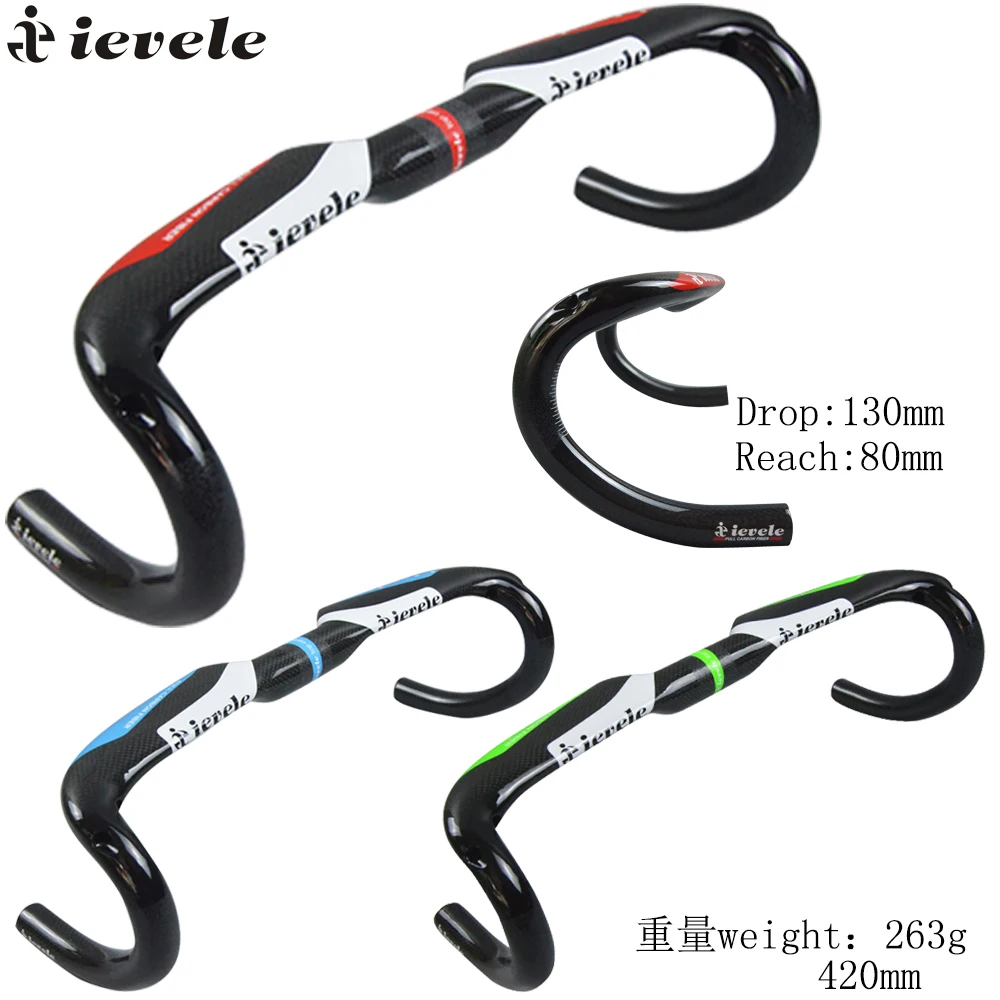 ievele Bicycle handlebar full Carbon Road Handlebars Bike Handlebar