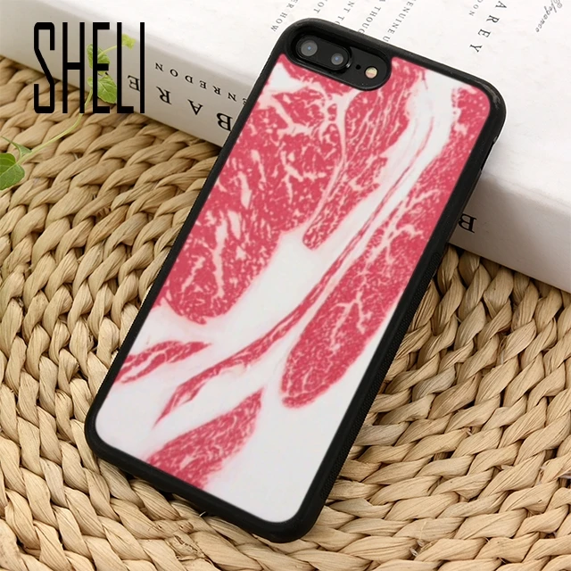 Шели печенье мясо овощи чехол для телефона iPhone 5 6 6s 7 8 plus 11 pro X XR XS max Samsung S6 S7 edge S8 S9 S10