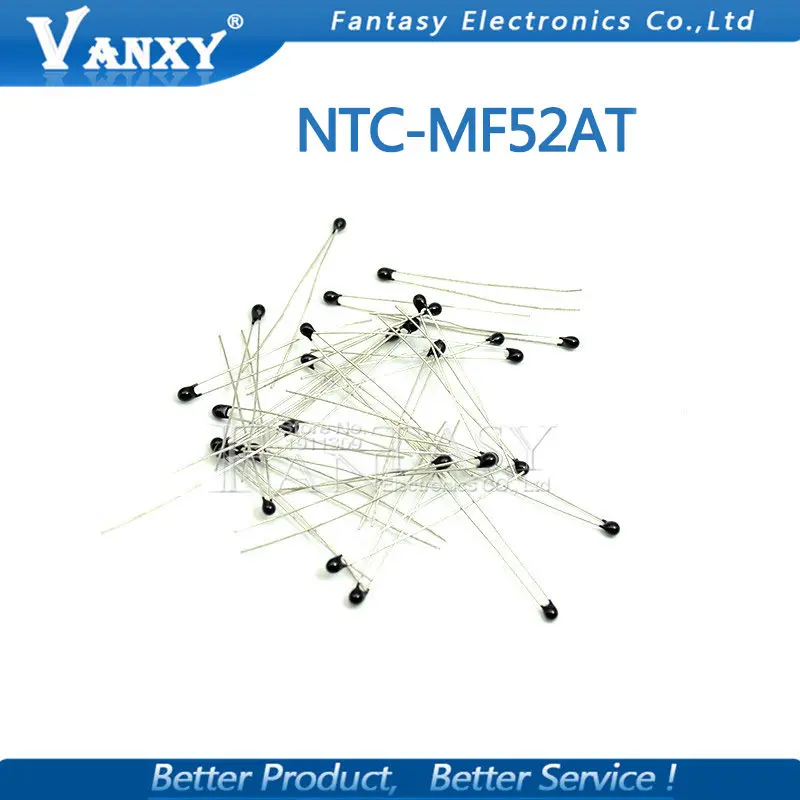 20pcs MF52AT MF52 B 3950 NTC Thermistor Thermal Resistor 5% 1K 2K 3K 4.7K 5K 10K 20K 47K 50K 100K