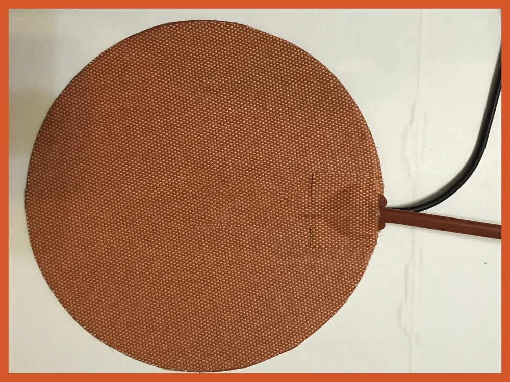 

Riscaldatore del silicone 500mm rotondo, 230 v,1000 w silicone heated bed oil heater for Paraffin drying hot plate flexible heat