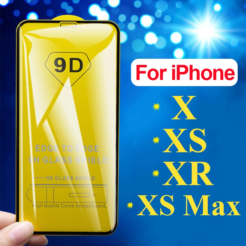 

Protective glass on for apple iPhone xs max screen protector xr tempered aphone x s xmax screenprotector xmas sx rx armor film