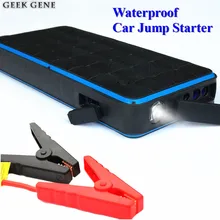 Водонепроницаемый 28000 mAh автомобиль скачок стартер Мощность банк 12 V 1000A Портативный пусковое устройство автомобиля Зарядное устройство для автомобиля Батарея Booster Buster CE