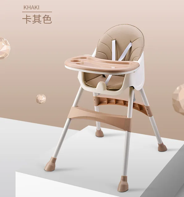 Newborn Baby Eating Chair Portable Infant Seat Adjustable Folding Baby Dining Chair High Chair
