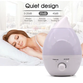 

1.5L Ultrasonic Humidifier Drip Air Essential Oil Aroma Diffuser Mist Maker Large Capacity Night Light Air for Home/Office