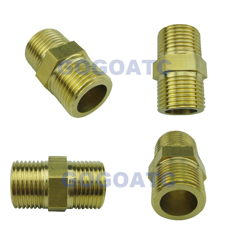3-8 brass connector union 1-1
