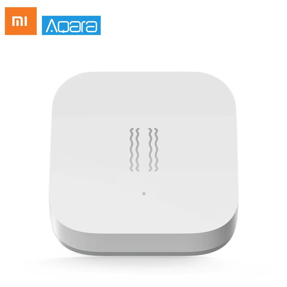 Оригинальный Aqara умный Вибрационный ZigBee датчик удара для домашней безопасности