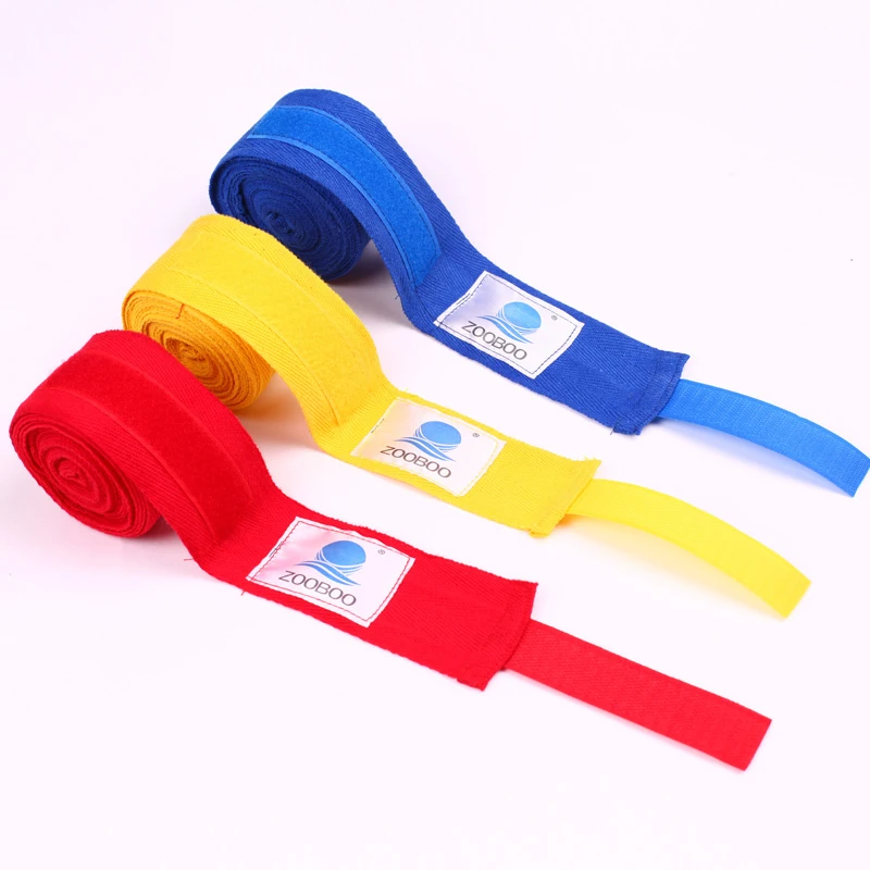 2Pcs Taekwondo Bandage Cotton Strap Boxing Sanda Cool Muay Thai MMA Hand Wraps
