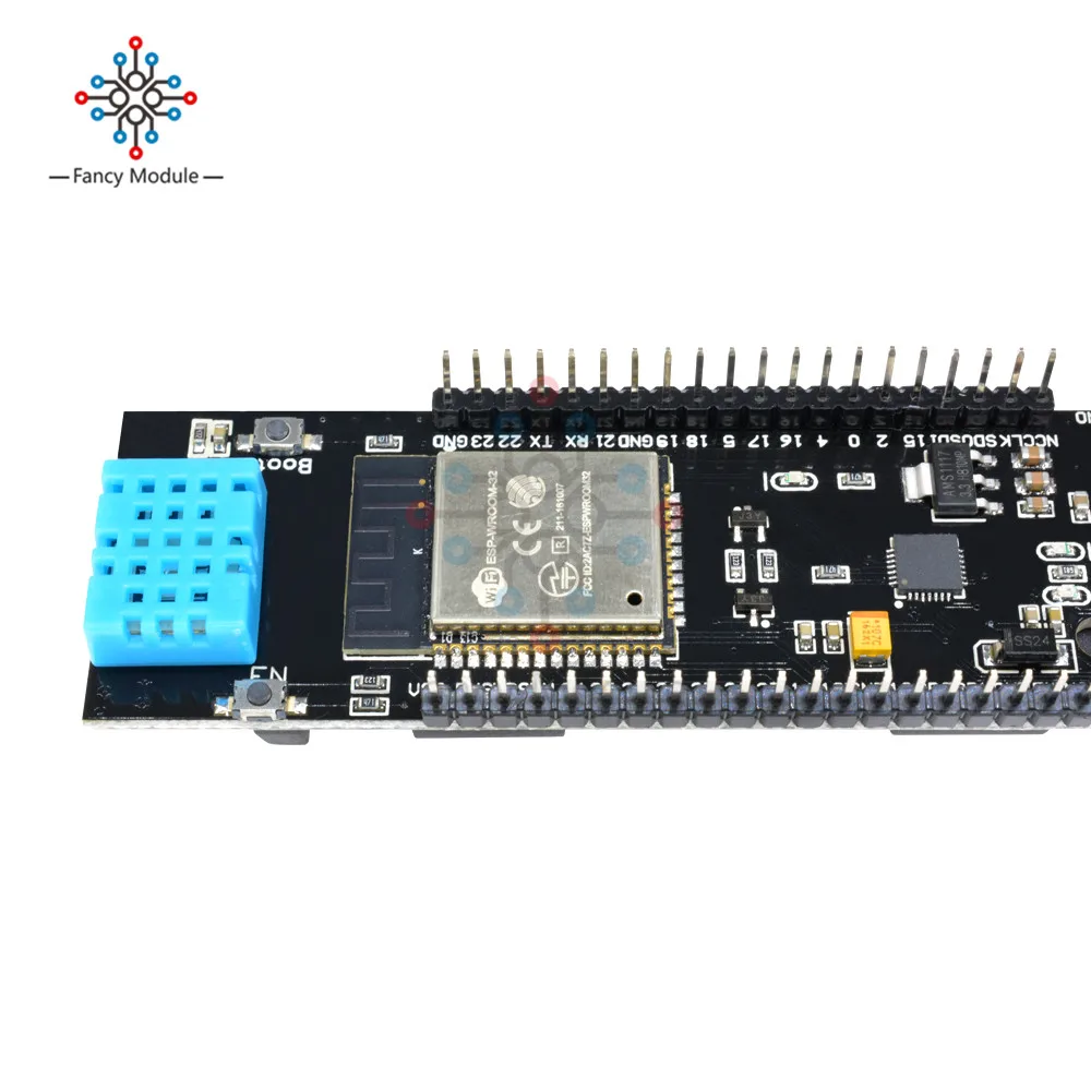 ESP32 CP2104 WIFI Bluetooth DHT11 датчик влажности почвы модуль обнаружения для Arduino 18650 Защита