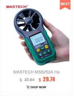 MASTECH Бесконтактный цифровой тахометр RPM метр Tacometro скорость вращения 50 RPM-99999 RPM 100 Удержание данных MS6208B