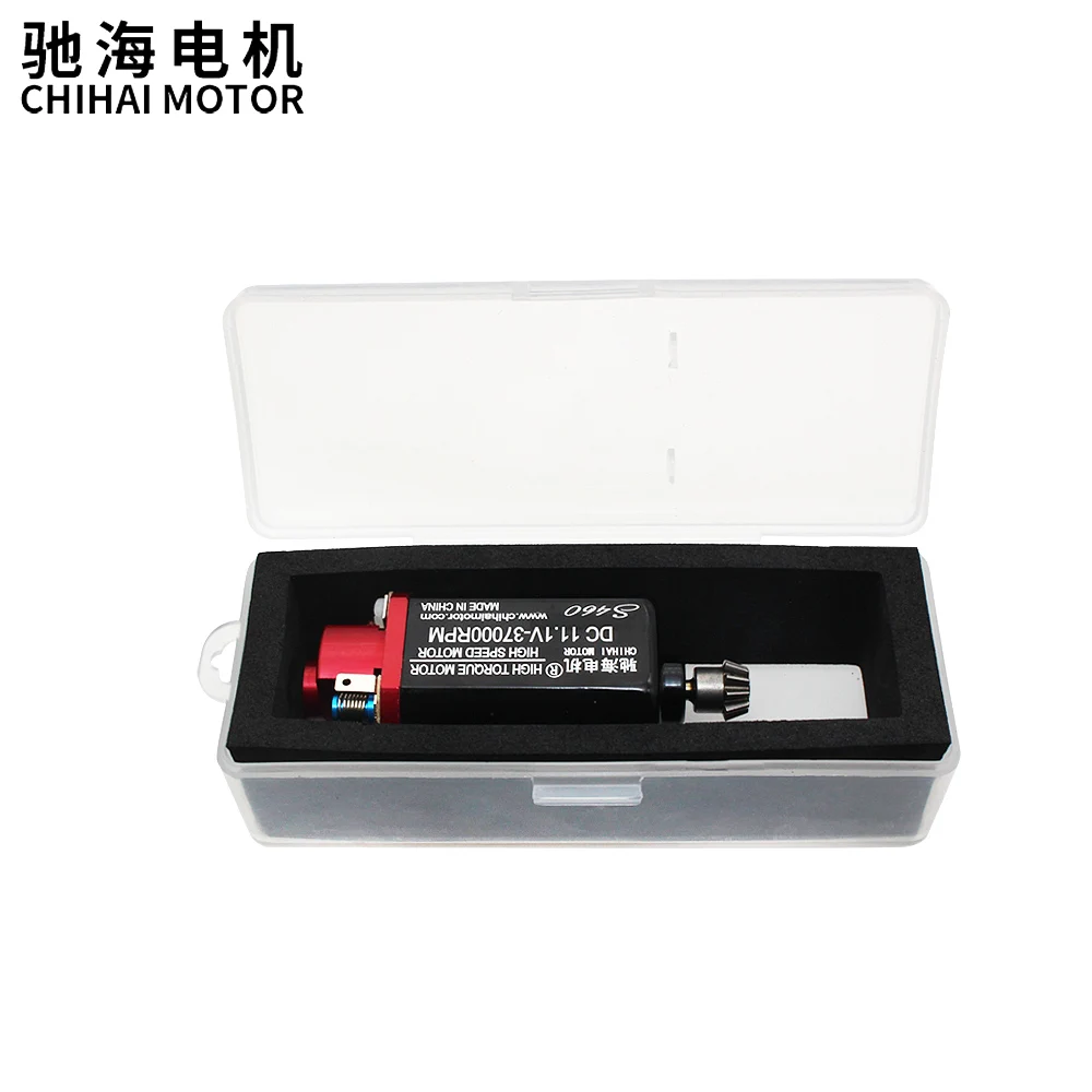 ChiHai Motor modificado PISTOLA DE AGUA, S460 M4AI motor, M4AI j8 Alta Velocidad de alto par D eje motor, 11.1V37000rpm 26/seg ma de tierras raras