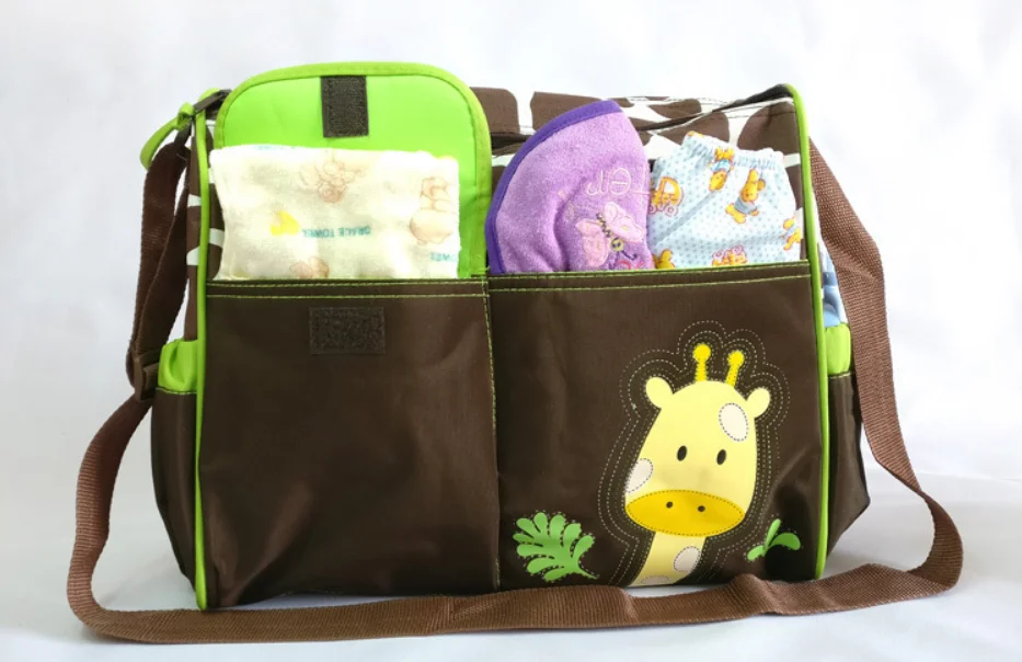 Мульти-функция Мумия сумка большая емкость Материнская и детский рюкзак мода мультфильм ожидания сумка переносная мать сумка
