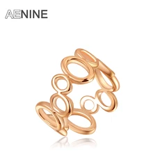 AENINE простые кольца цвета розового золота экологическое кольцо ювелирные изделия для женщин Anel Feminino R150350160R