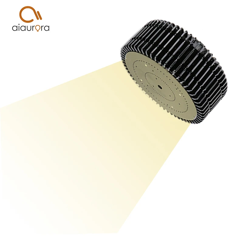 1pcs Heatsink Aluminum Base Radiator For 100W 150W 200W High Power LED Fins Cooler UFO Round PCB Radiator LED Lamp DIY No Fan