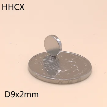 

10pcs/lot Disk magnet 9*2 mm N35 Strong Disc NdFeB magnet 9x2 mm Permanent Neodymium magnet 9mm x 2mm
