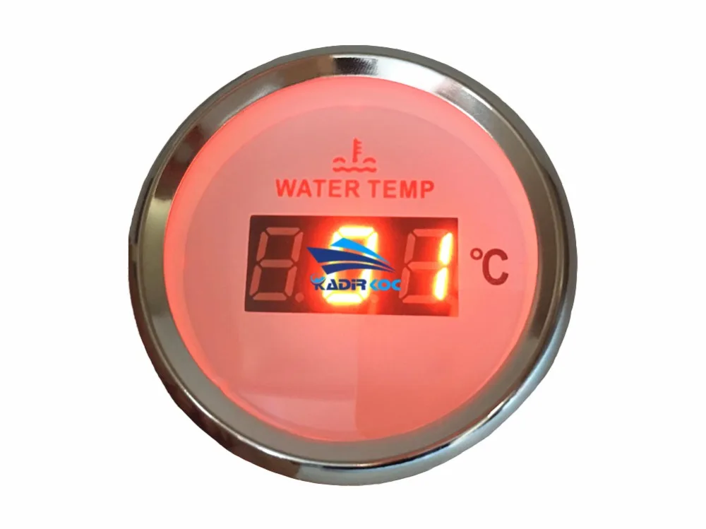 1 упаковка УФ-фильтр 52 мм с цифровой ЖК-дисплей температура воды датчики 40-120degree воды измеряющий температуру прибор 287,4~ 22.4ohm с красным Подсветка для автомобилей Грузовик Лодка