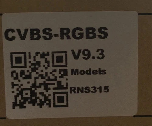 V9.3 CVBS AV к RGB преобразователь сигнала адаптер для VW RNS510 RCD510 RNS315 камера заднего вида VW Golf Jetta MK5 MK6 Passat