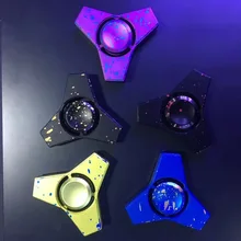 Металлический фиджет-Спиннер антистресс палец Спиннер из алюминиевого сплава снимает стресс ручной Спиннер