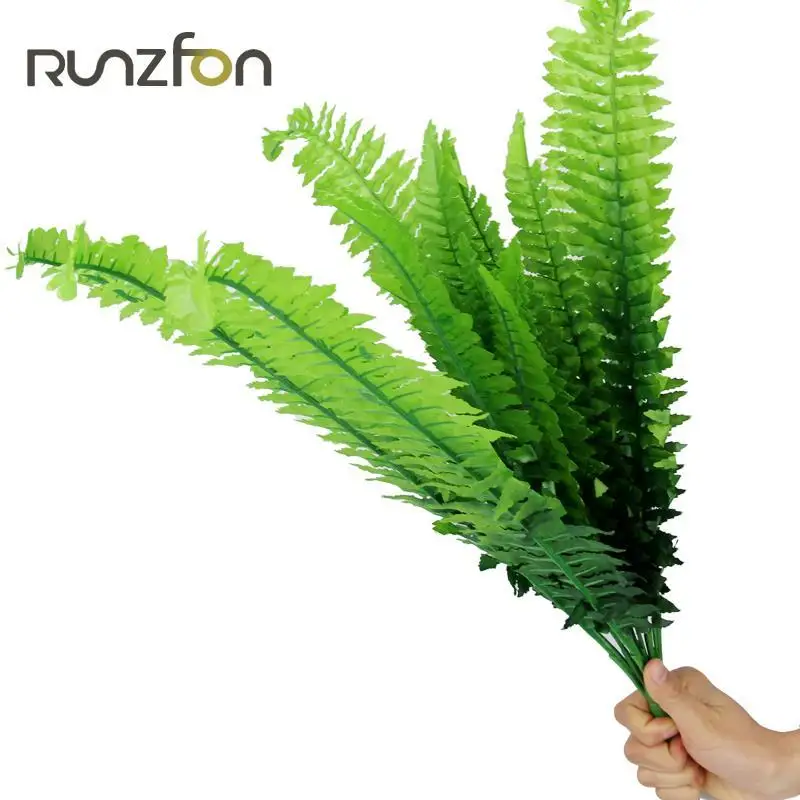 Artificial Plastic Fern Plant Decorative Flowers Plants For Office Home