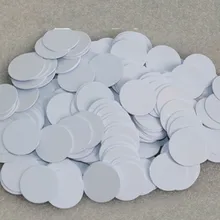 T5577 125 кГц и размером 30 мм Монета бирки с RFID 100 шт./лот