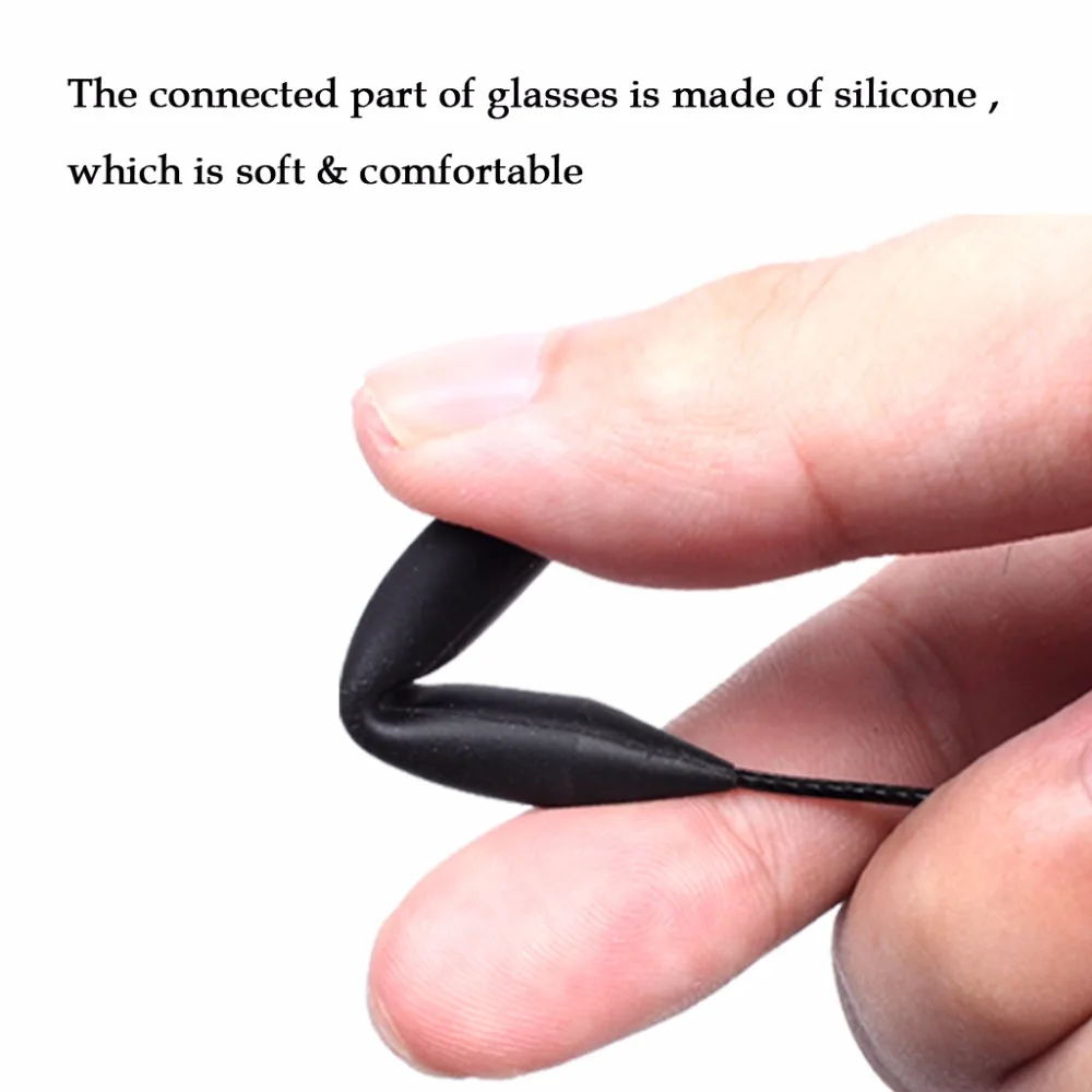 Adjustable Silicone Eyeglass Neck Strap Rope Retainer Holder for Adult  (2)