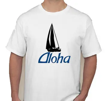 

Aloha Hawaii Boat Sailinger Surfinger Surfer Waves Sail Ocean Sea Kite Shirt T-shirt T Shirt Men Tees Brand Clothing Funny
