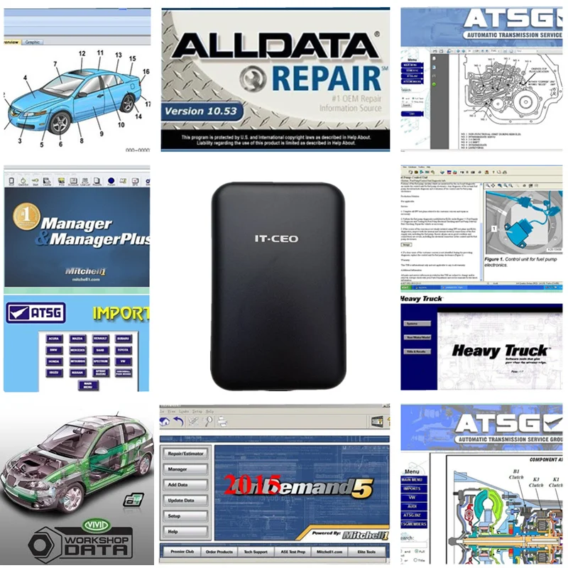 

2019 Alldata 10.53 software and mitchell on demand 2015 software vivid workshop atsg 49 in 1tb hdd free shipping