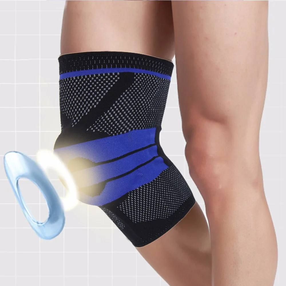 

Adult Men Women Anti-Slip Silicone Protective Knee Pads Prevent Arthritis Knee Guard Support Brace Protector Baskeball Football