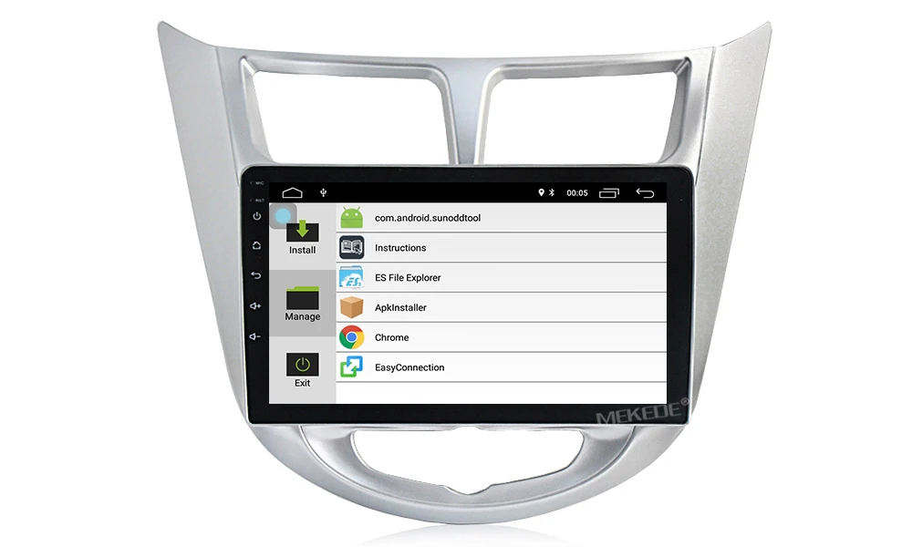 Discount MEKEDE HD Android 8.1 4G Car Radio Multimedia Video Player GPS For Solaris Hyundai 1 2 Accent Verna sedan 2 din no dvd 13