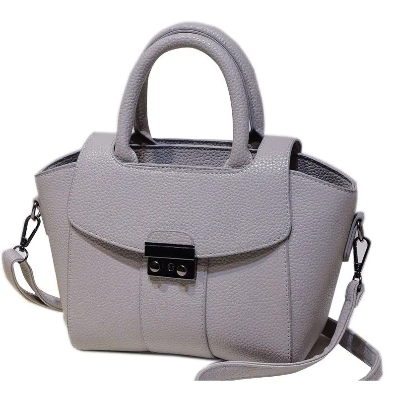 Chic Lock Flap Closure Female Small Bag Korean Style Fashion Women Shoulder Bag Ladies Stylish PU