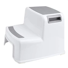 Широкий+ 2 шаг табурет для малышей стул для туалета для приучения к горшку противоскользящая мягкая ручка для безопасного как Ванная комната табурет для горшка A