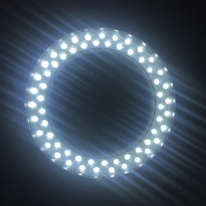 60-LED-Adjustable-White-Ring-Light-Illuminator-Lamp-for-Zoom-Stereo-Microscope-Lighting-with-Power-Adapter