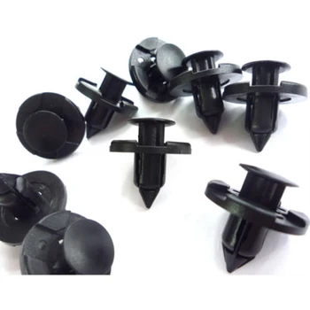 

120pcs Fastener clips Trim Decor Accessory 8mm hole Rivet Flaps Bumper Fender