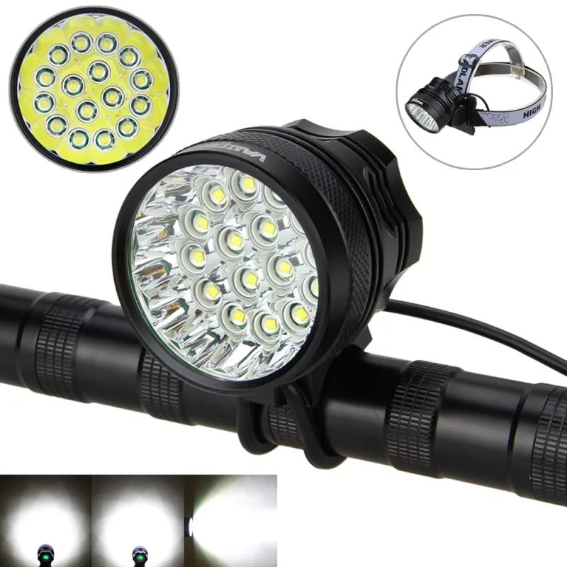 Top Rechargeable 12000mAh Battery 30000lm 16x XML T6 LED 3Modes Bicycle Light Led Bike front Light Headlight Lamp Bike Accessories 4 Top Rechargeable 12000mAh Battery 30000lm 16x XML T6 LED 3Modes Bicycle Light Led Bike front Light Headlight Lamp Bike Accessories 4