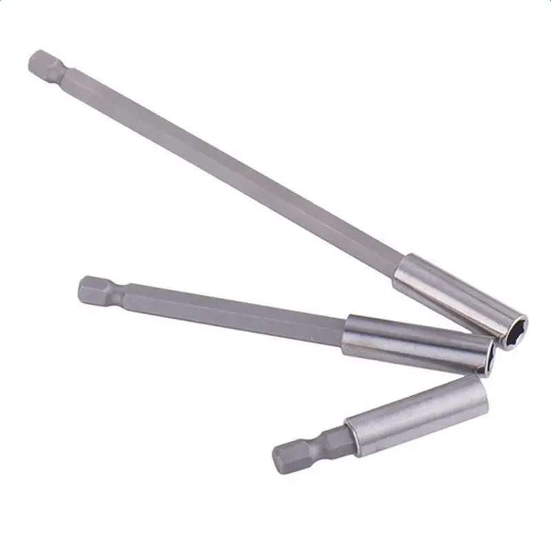 50/100/150mm Magnetic Screwdriver Tool Extension Bit Quick Release 1/4 Hex Shank Tools Accessories
