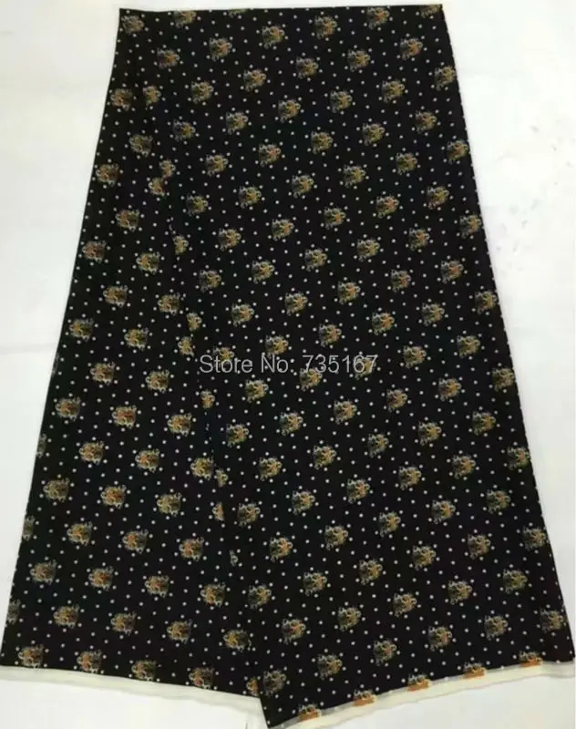 4.5 meters new design silk stretch chiffon printing quality good lace fabric. FSL7529-10 | Дом и сад