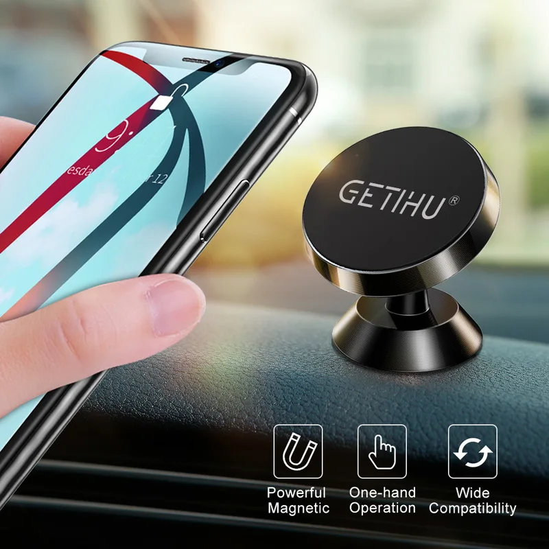 GETIHU Universal Magnetic Car Phone Holder Mobile Cell Air Vent Mount Magnet GPS Stand For iPhone 12 11 Pro X Max 6 7 8 Xiaomi phone stand for desk