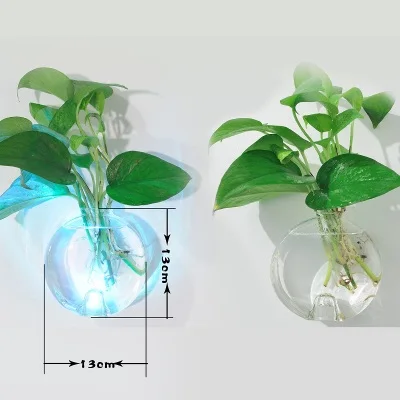 O. RoseLif 1 шт. креативная новая настенная стеклянная ваза со светодиодный светильник Террариум гидропонная Цветочная ваза ВАСО домашний офис Бар Декор
