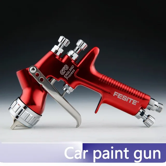 1.3MM GFG Pro professional spray gun red HVLP car paint gun